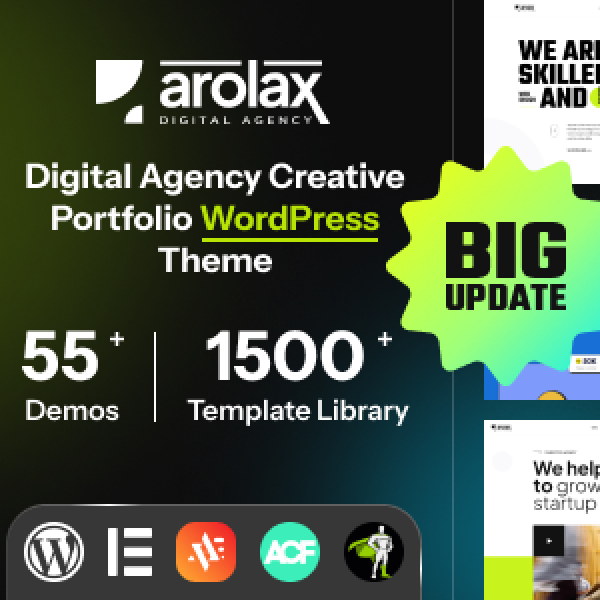 Arolax - Creative Digital Agency Theme