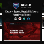 Kester - Soccer Club & Sports News WordPress Theme