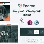 Poorex - Nonprofit Charity WordPress Theme
