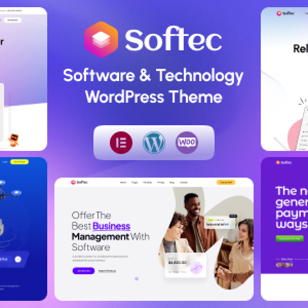 Softec - Software & Technology WordPress Theme + RTL